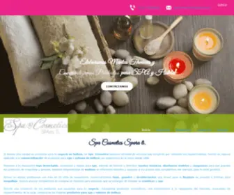 Spacosmetics.com.mx(Productos para Spa) Screenshot