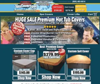 Spacoverspot.com(Buy Hot Tub Covers and Spa Covers Online) Screenshot