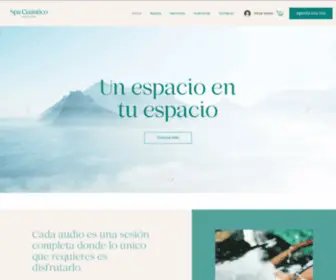 Spacuantico.com(Spa Cuántico) Screenshot