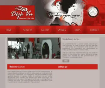 Spadejavu.com(Spa Deja Vu Niles Hair Salon and Spa) Screenshot