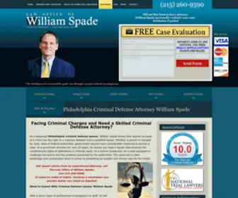 Spadelaw.com(Philadelphia Criminal Defense Lawyer) Screenshot