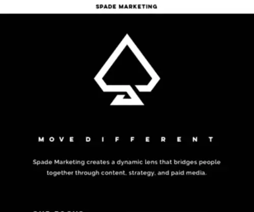 Spademarketing.ca(Spade Marketing) Screenshot