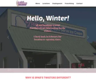 Spadstwisters.com(Ice Cream) Screenshot