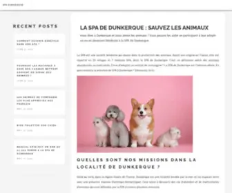 Spadunkerque.fr(Sauvez les animaux avec la SPA de Dunkerque) Screenshot