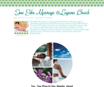 Spaeikomassage.com(Spa Eiko Massage in Laguna Beach) Screenshot