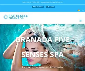 Spafivesensesgranada.com(Spa Granada Five Senses) Screenshot