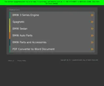 Spaghetticoder.org(Car repair Manuals) Screenshot