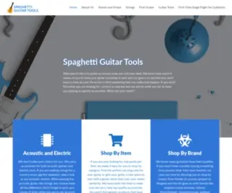 Spaghettiguitartools.com(The Guitar Expert) Screenshot