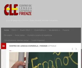 Spagnolofirenze.it(Corsi di spagnolo in presenza e online) Screenshot