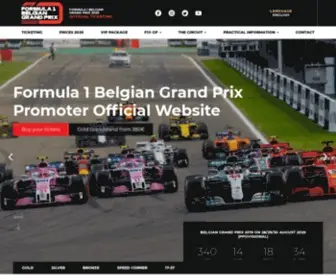 Spagrandprix.com(FBelgian Grand Prix) Screenshot