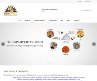 Spagyrichealthsupplements.com(Tinctures, Remedies, Recipes & More) Screenshot