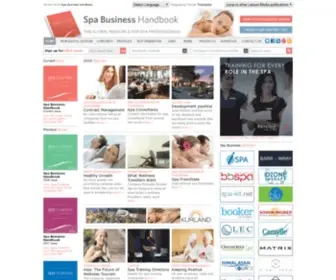 Spahandbook.com(Spa Business Handbook) Screenshot