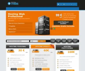 Spahostings.com(Empresa Diseño Web) Screenshot