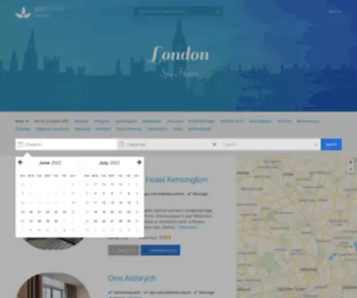 Spahotels-London.com(The 20 best spa hotels in London) Screenshot