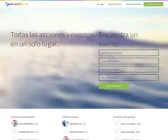 Spain-Eventos.es(Todas las acciones y eventos de Facebook en un solo lugar) Screenshot