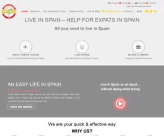 Spain-Help.com(All you need to move to Spain and live in Spain) Screenshot