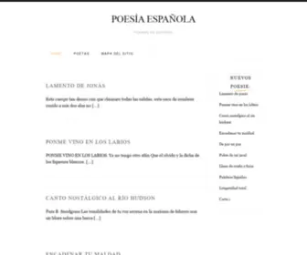 Spain-Poetry.com(Poesía) Screenshot