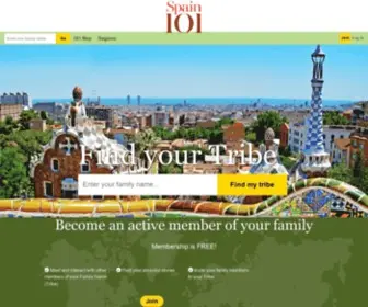 Spain101.com(For those who love Spain) Screenshot