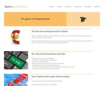 Spainaccountants.com(Spain Accountants) Screenshot