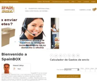 Spainbox.com(Mailboxes Spain) Screenshot