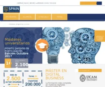Spainbs.com(MBA, masters, programas y masters universitarios) Screenshot