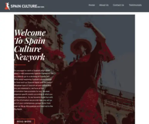 Spainculturenewyork.org(Manifestations of Spanish culture and arts) Screenshot