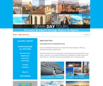 Spaindaytours.com(Spain Day Tours) Screenshot