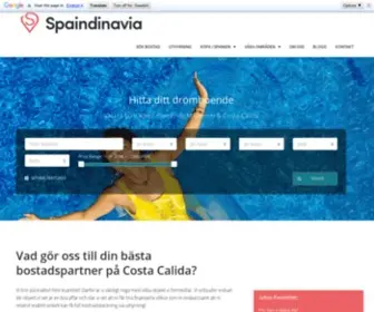 Spaindinavia.se(Mäklare i Spanien) Screenshot