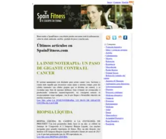 Spainfitness.com(SpainFitness Inicio) Screenshot