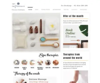 Spainfluence.com(South India's best wellness destination. Get the best offers on massages) Screenshot