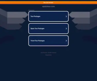 Spaintour.com(The Leading Spain Tour Site on the Net) Screenshot
