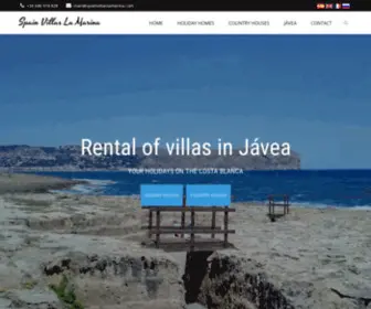 Spainvillaslamarina.com(Inmobiliaria Jávea) Screenshot