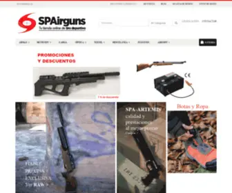 Spairguns.com(Tu tienda online de tiro deportivo y de caza) Screenshot