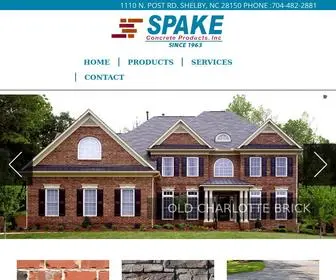 Spakeconcreteproducts.com(Spake Concrete) Screenshot