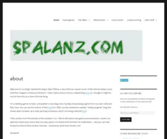 Spalanz.com(My blog) Screenshot