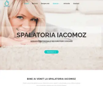 Spalatoriaiacomoz.ro(Curatatorie si spalatorie covoare Ploiesti) Screenshot