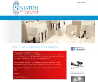 Spalatum.de(Spalatum Stuttgart) Screenshot