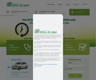 Spalazanni.com.br(Laboratório de Análise e Diagnóstico) Screenshot