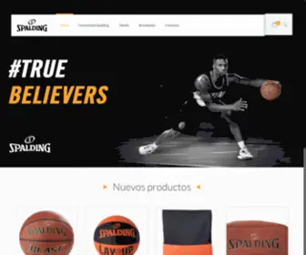 Spalding.com.ar(Sitio oficial para Argentina) Screenshot