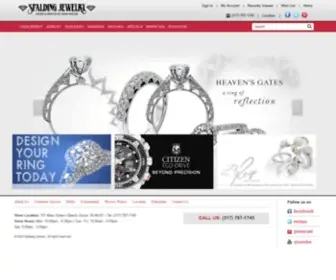 Spaldingjewelers.com(Spalding Jewelry) Screenshot