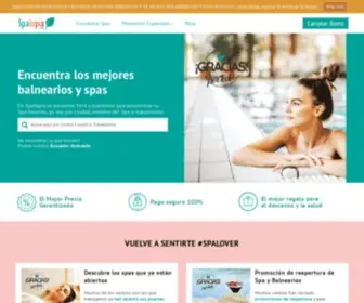 Spalopia.com(Reserva de tratamientos en Balnearios y Spa) Screenshot