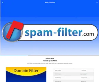 Spam-Filter.com(Spam Filter Service) Screenshot