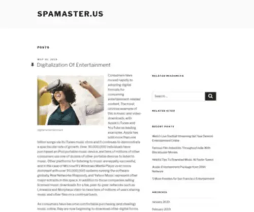 Spamasters.us(Spamasters) Screenshot