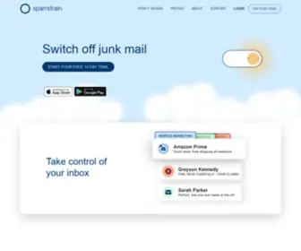 Spamdrain.net(Spam filter for all your devices) Screenshot