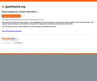 Spamfree24.org(Einweg E) Screenshot