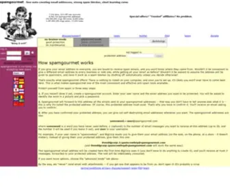 SpamGourmet.com(Auto-create email addresses) Screenshot