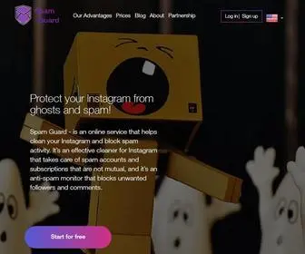SpamGuardapp.com(Unfollow Ghosts) Screenshot