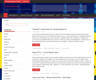 Spammails.net(Wartungsarbeiten) Screenshot