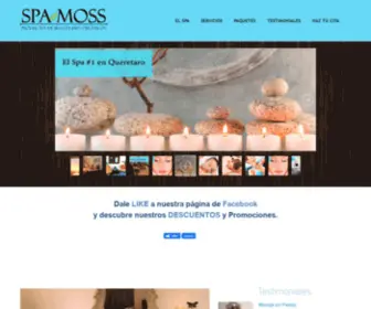 Spamossmexico.com(Spa Moss &amp; Beauty Center) Screenshot