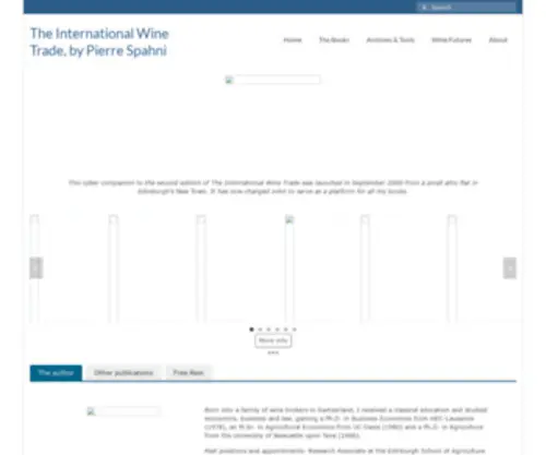 Span-E.com(International wine trade) Screenshot